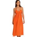 Robe Selmark Robe longue estivale fines bretelles MAGMA Mare