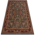 D&eacute;coration sur Grenoble : Tapis Rugsx Tapis en laine KASHQAI 4362 400 ornement 120x170 cm Vert 120x170 cm. . Maison & D&eacute;co > Tapis.