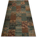 D&eacute;coration sur Grenoble : Tapis Rugsx Tapis en laine KASHQAI 4327 400 Patchwork 200x250 cm Vert 200x250 cm. . Maison & D&eacute;co > Tapis.