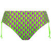 Maillots de bain Lisca Bas maillot slip de bain c&ocirc;t&eacute;s r&eacute;glables ARUBA Cheek Vert