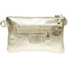 Pochette Anna Luchini Sac bandouli&egrave;re Dor&eacute;