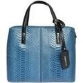Sacs &agrave; mains sur Grenoble : Sac &agrave; main Roberta M Sac fourre-tout Bleu