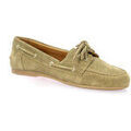 Chaussures plates femme sur Grenoble : Chaussures bateau Creator Creat Mocassins cuir velours