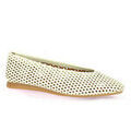 Chaussures d&eacute;contract&eacute;es femme sur Grenoble : Ballerines Impact Ballerines cuir ecru