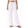 Pantalons sur Grenoble : Pantalon Kebello Pantalon F, Blanc