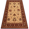 Tapis Rugsx Tapis en laine KASHQAI 4303 106 Fleurs, 80x160 cm Beige 80x160 cm. . Maison & D&eacute;co > Tapis.