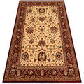 D&eacute;coration sur Grenoble : Tapis Rugsx Tapis en laine KASHQAI 4303 106 Fleurs, 80x160 cm Beige 80x160 cm. . Maison & D&eacute;co > Tapis.