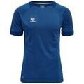 Tee-shirts sur Grenoble : T-shirt hummel T-shirt Lead bleu pour sport