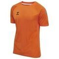 Tee-shirts sur Grenoble : T-shirt hummel T-shirt hmlLEAD S/S POLY JERSEY orange