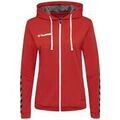 Vestes sur Grenoble : Veste hummel Veste de surv&ecirc;tement HMLAUTHENTIC POLY ZIP HOODIE WOMAN Rouge