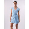 Robe courte Liu Jo Robe courte orn&eacute;e de pierres Bleu