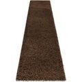 Tapis Rugsx Tapis, le tapis de couloir SOFFI shaggy 80x200 cm Marron 80x200 cm. . Maison & D&eacute;co > Tapis.