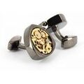 Boutons de manchette sur Grenoble : Boutons de manchettes Tony & Paul Boutons de manchette m&eacute;canisme de montre Fribourg Gris platine Gris