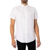 Chemise Barbour Chemise &agrave; manches courtes sur mesure Oxtown Blanc