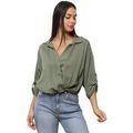 Chemises sur Grenoble : Chemise La Modeuse Chemisiers, blouses pour femme - Kaki -
