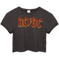 T-shirt Amplified Clothing Ac/Dc T-shirt court &agrave; manches courtes Gris Grenoble