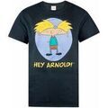 Tee-shirts sur Grenoble : T-shirt Nickelodeon Arnold T-shirt &agrave; manches courtes Noir