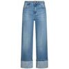 Jeans Liu Jo Jean &eacute;vas&eacute; avec revers Bleu