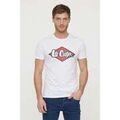 Tee-shirts sur Grenoble : T-shirt Lee Cooper T-Shirt Azzik Blanc