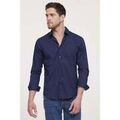 Chemise Lee Cooper Chemise DOGINO ML Bleu marine Grenoble