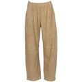 Pantalons sur Grenoble : Pantalon Oakwood Pantalon en cuir velours Mia Ref 67732 Beige