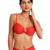 Maillots de bain Selmark Haut maillot de bain bikini embo&icirc;tant SOLSTICE Mare Orange