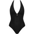 Maillots de bain sur Grenoble : Maillots de bain Lisca Maillot de bain une pi&egrave;ce pr&eacute;form&eacute; dos nu sans armatures Noir