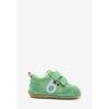Baskets basses enfant benjie Myrtille logo Premiers pas Vert Bleu