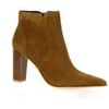 Bottines Vidi Studio Boots cuir velours tabac
