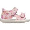 Sandales enfant Falcotto Sandales en cuir avec imprim&eacute; floral NEW RIVER Rose