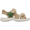 Sandales enfant Naturino Sandales en daim avec des &eacute;toiles DOCK Beige