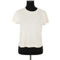 Tee-shirts sur Grenoble : T-shirt Re/done Top &eacute;cru Beige