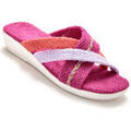 Chaussons Pediconfort Mules &eacute;ponge Rose Grenoble