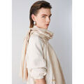 Echarpe Liu Jo &Eacute;tole jacquard Beige