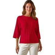 Pull Daxon by - Pull manches au coude 5% laine