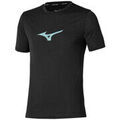 T-shirt Mizuno T-Shirt manches courtes Core Runbird noir Grenoble