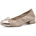 Chaussures d&eacute;contract&eacute;es femme sur Grenoble : Ballerines Marco Tozzi 2-22210-46 435 dune comb