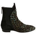 Bottes femme sur Grenoble : Bottines Alaia Boots en cuir noir