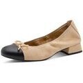 Chaussures d&eacute;contract&eacute;es femme sur Grenoble : Ballerines Marco Tozzi 2-22210-46 423 biscuit comb