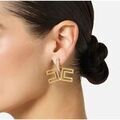 Boucles d'oreille sur Grenoble : Boucles oreilles Elisabetta Franchi OR31A61E2-U95 Dor&eacute;