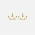 Boucles d'oreille sur Grenoble : Boucles oreilles Elisabetta Franchi OR31A61E2-U95 Dor&eacute;