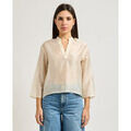 Chemises sur Grenoble : Chemise Gaudi Blouse femme col V en mousseline