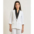 Vestes sur Grenoble : Veste Gaudi Veste femme crois&eacute;e simple Blanc