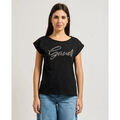 Tee-shirts sur Grenoble : T-shirt Gaudi T-shirt femme avec strass
