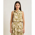 Chemises sur Grenoble : Chemise Gaudi Chemise femme &agrave; imprim&eacute; floral Vert