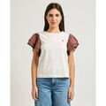 Tee-shirts sur Grenoble : T-shirt Gaudi T-shirt femme avec manches en mousseline