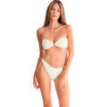 Maillots de bain Lisca Haut maillot de bain bandeau pr&eacute;form&eacute; sans armatures EGYPT Blanc Grenoble