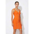 Robes sur Grenoble : Robe courte Giorgia Robe courte Taille 38 / M Orange