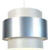 Lustres, suspensions et plafonniers Tosel Suspension cylindrique m&eacute;tal aluminium Argent&eacute; Unique. . Maison & D&eacute;co > Lustres, suspensions et plafonniers.