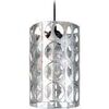 Lustres, suspensions et plafonniers Tosel Suspension cylindrique m&eacute;tal aluminium Argent&eacute; Unique. . Maison & D&eacute;co > Lustres, suspensions et plafonniers.